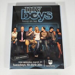 VERY RARE‎ My Boys Press Materials Screener DVD Set TBS PROMO Jim Gaffigan